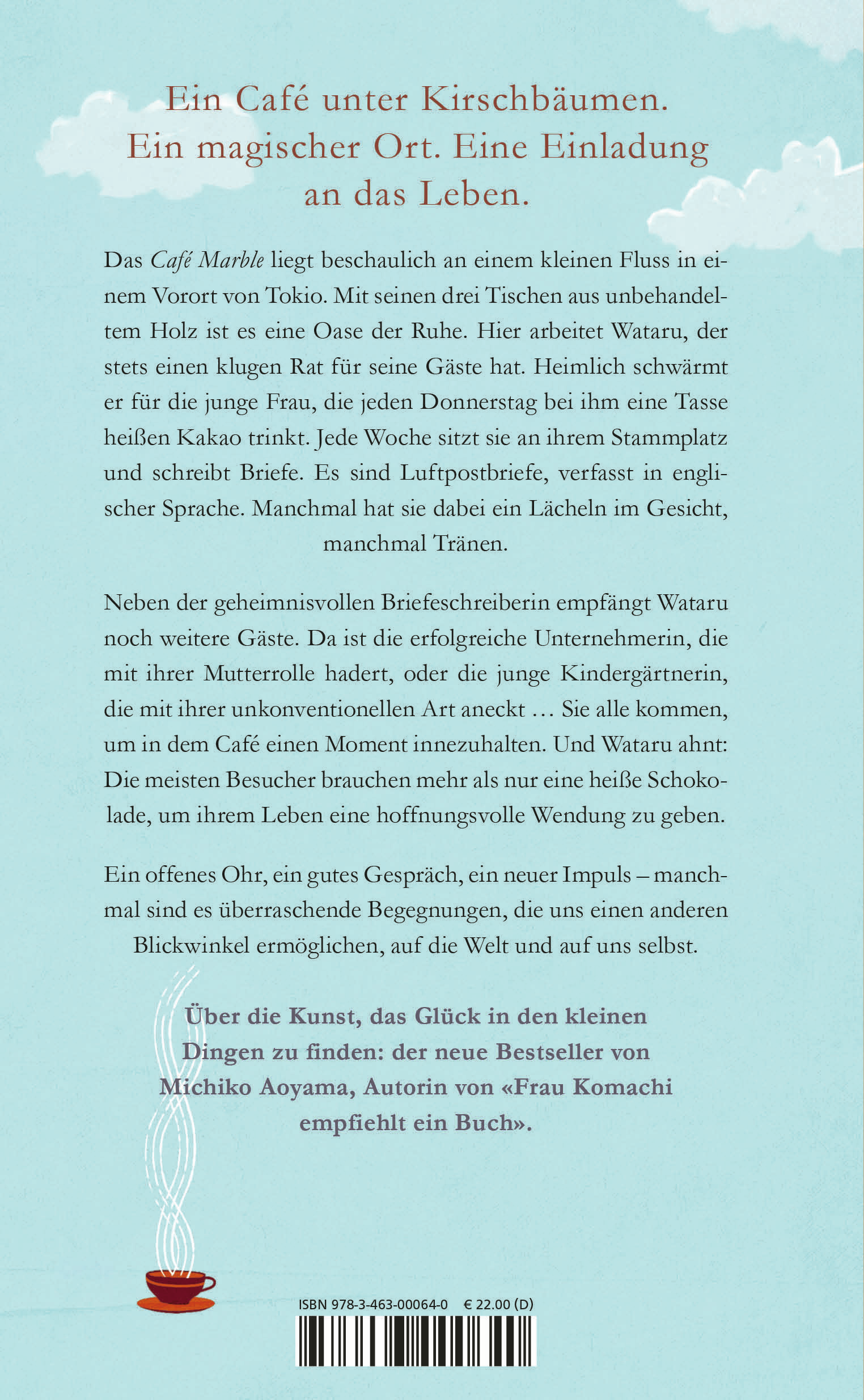 Rückseitencover Donnerstags im Café unter den Kirschbäumen