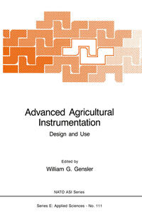 Vorderes Coverbild Advanced Agricultural Instrumentation