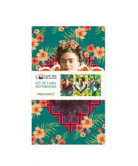 Vorderes Coverbild Dreier Set Mini-Notizbücher: Frida Kahlo