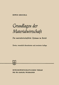 Vorderes Coverbild Grundlagen der Materialwirtschaft