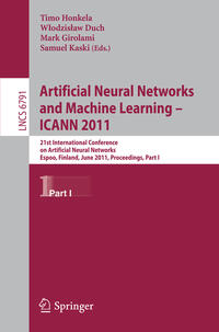 Vorderes Coverbild Artificial Neural Networks and Machine Learning - ICANN 2011