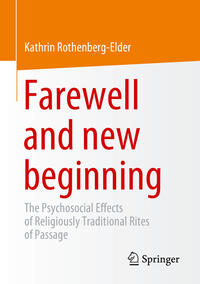 Vorderes Coverbild Farewell and new beginning