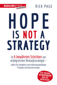 Vorderes Coverbild Hope is not a Strategy