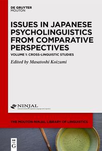Vorderes Coverbild Cross-Linguistic Studies