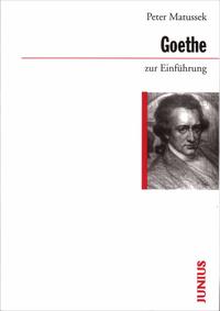 Vorderes Coverbild Goethe zur Einführung