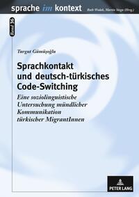 Vorderes Coverbild Sprachkontakt und deutsch-türkisches Code-Switching
