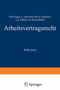 Vorderes Coverbild Arbeitsvertragsrecht