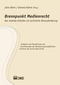 Vorderes Coverbild Brennpunkt Medienrecht
