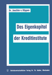Vorderes Coverbild Das Eigenkapital der Kreditinstitute