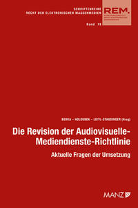 Vorderes Coverbild Die Revision der Audiovisuelle- Mediendienste-Richtlinie