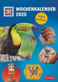 Vorderes Coverbild WAS IST WAS Wochenkalender 2025