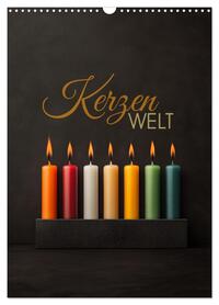 Vorderes Coverbild Kerzenwelt (Wandkalender 2026 DIN A3 hoch), CALVENDO Monatskalender