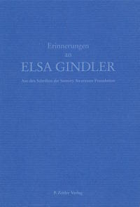 Vorderes Coverbild Erinnerungen an Elsa Gindler