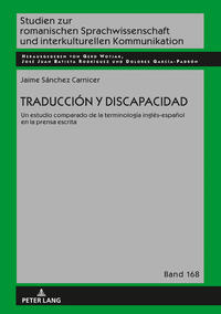 Vorderes Coverbild Traducción y discapacidad