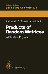 Vorderes Coverbild Products of Random Matrices