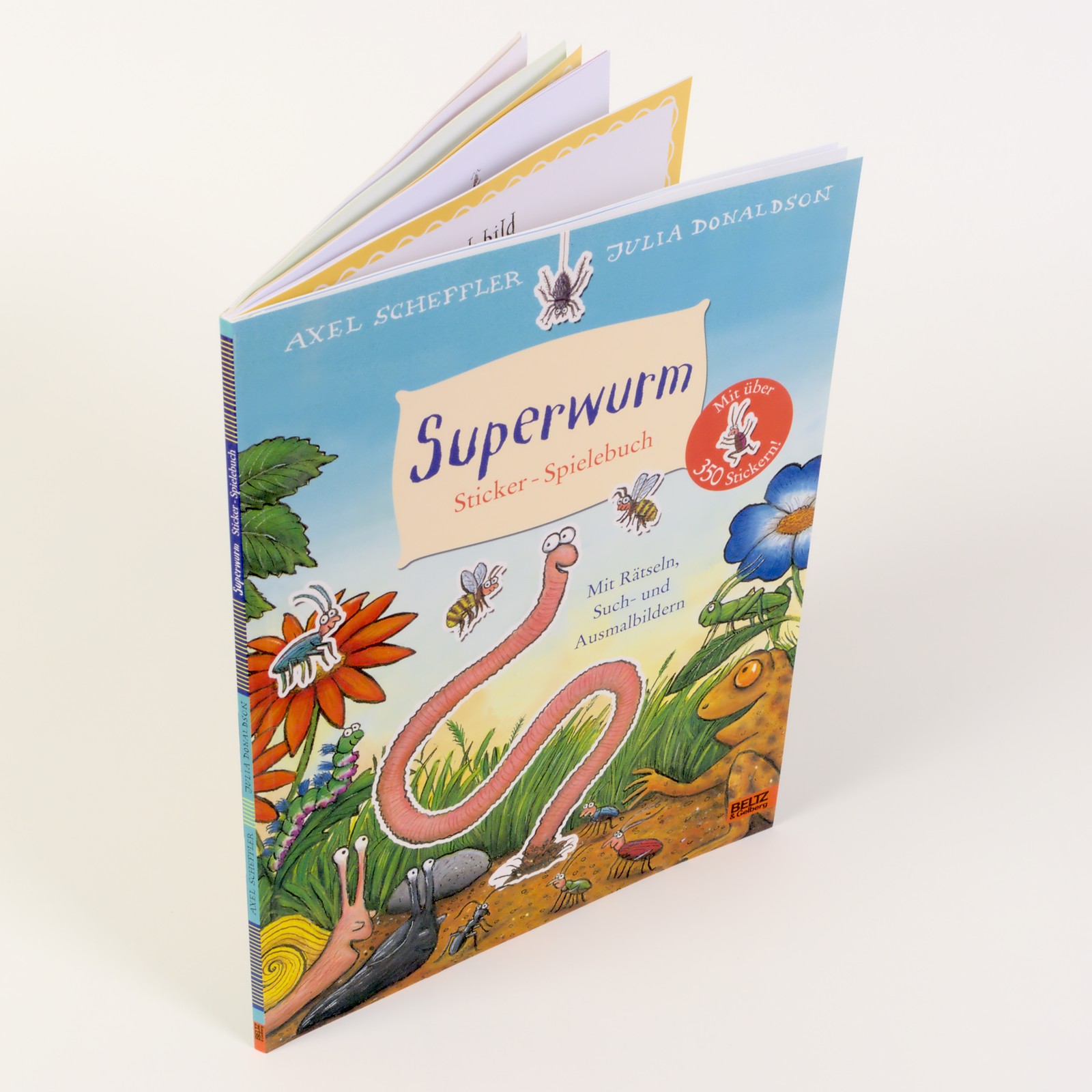 Anderes Coverbild Superwurm. Sticker-Spielebuch