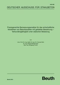 Vorderes Coverbild Praxisgerechte Bemessungsansätze für das wirtschaftliche Verstärken von Betonbauteilen mit geklebter Bewehrung