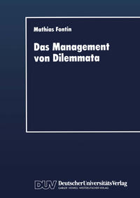 Vorderes Coverbild Das Management von Dilemmata