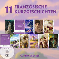 Vorderes Coverbild 11 Französische Kurzgeschichten (11 Bücher + Audio-CDs) - Frank-Lesemethode - Kommentierte zweisprachige Ausgabe Französisch-Deutsch