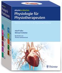 Vorderes Coverbild physioLernkarten - Physiologie für Physiotherapeuten