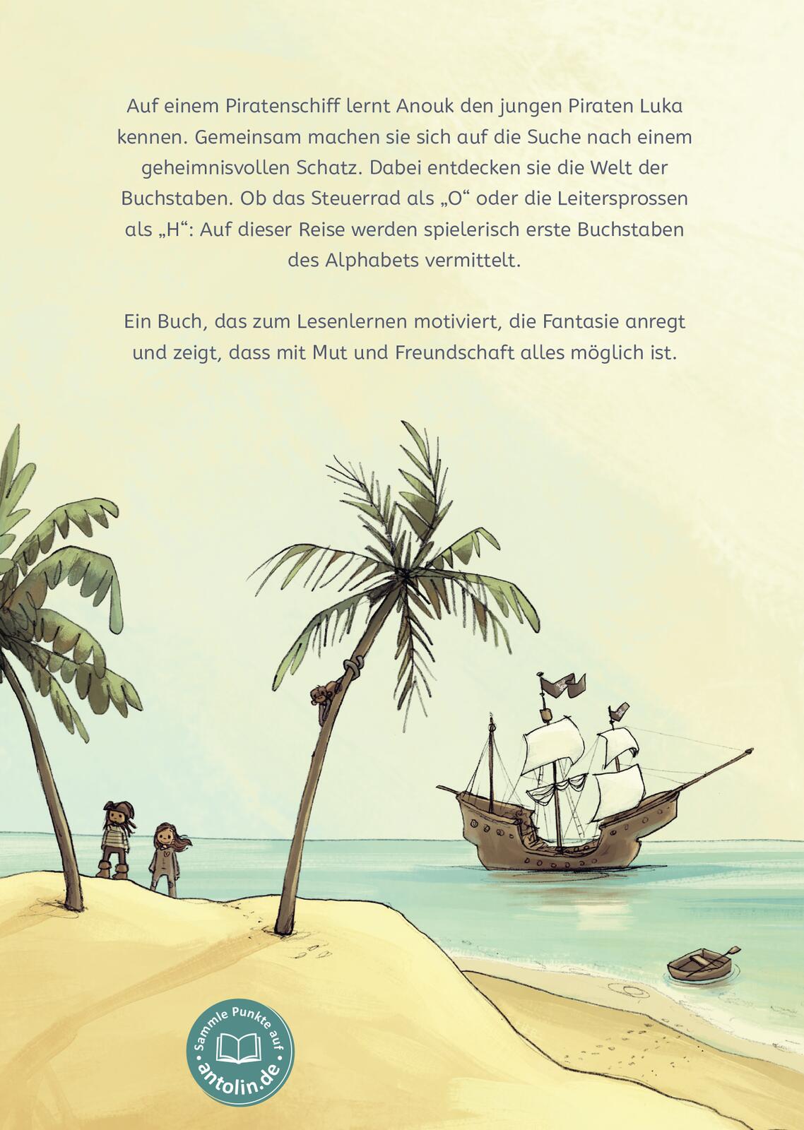 Rückseitencover Anouk und das Piraten-ABC