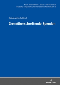 Vorderes Coverbild Grenzüberschreitende Spenden