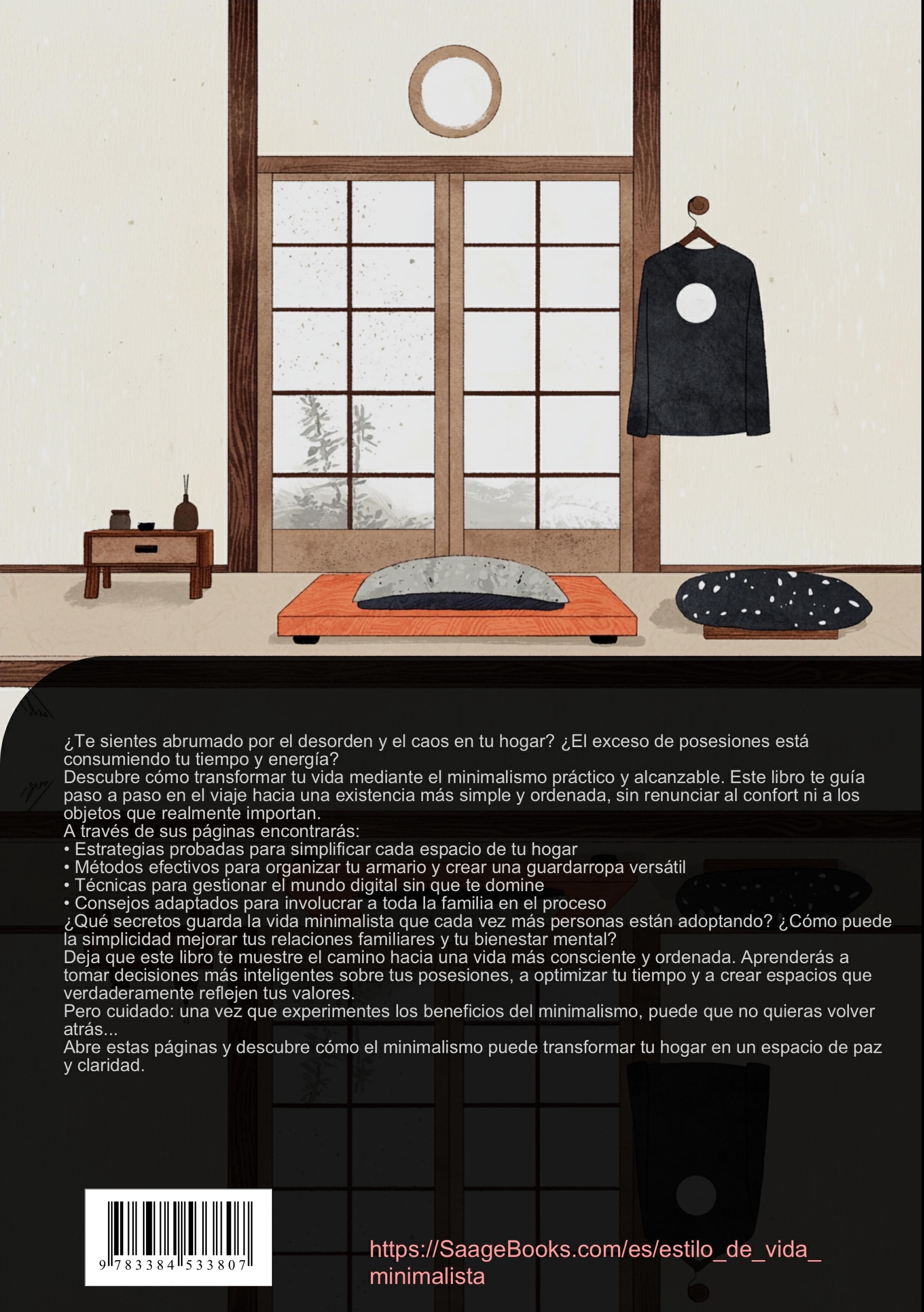 Rückseitencover Minimalismo en el Hogar: Vida Simple y Ordenada