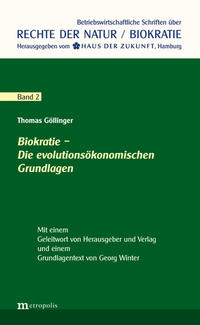 Vorderes Coverbild Biokratie - Die evolutionsökonomischen Grundlagen