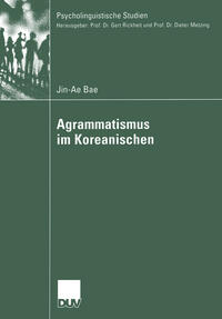 Vorderes Coverbild Agrammatismus im Koreanischen