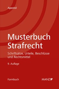 Vorderes Coverbild Musterbuch Strafrecht