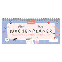 Vorderes Coverbild Mein Wochenplaner 2025 - Aufschreiben, abhaken, glücklich sein!