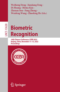 Vorderes Coverbild Biometric Recognition