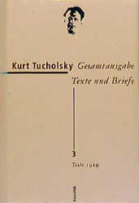 Vorderes Coverbild Gesamtausgabe Texte und Briefe 3