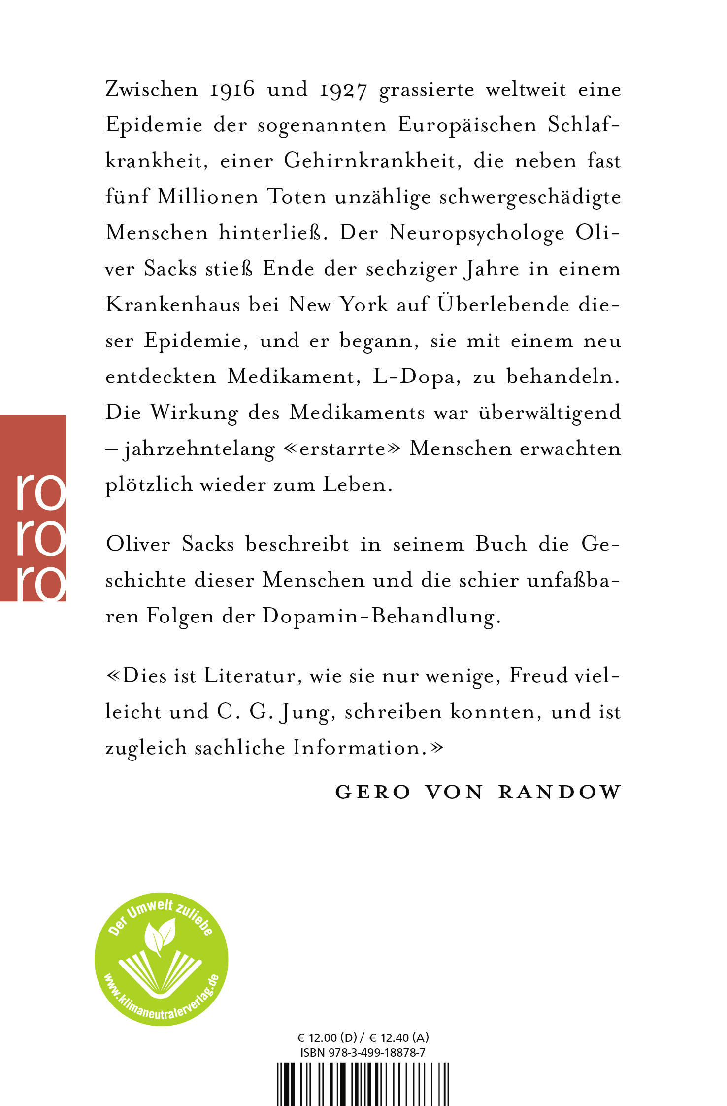 Rückseitencover Awakenings - Zeit des Erwachens