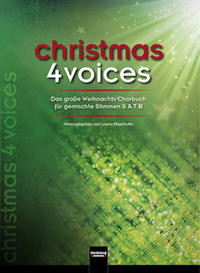 Vorderes Coverbild christmas 4 voices
