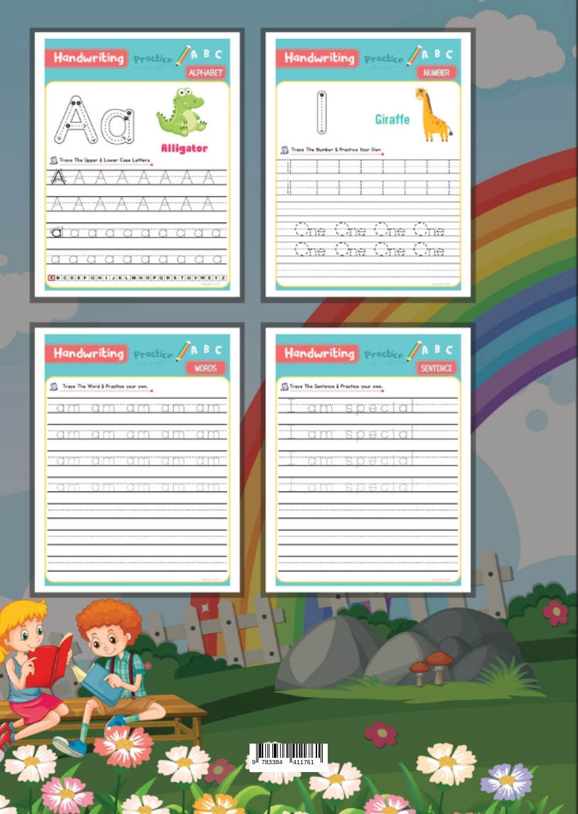 Rückseitencover Letter Tracing Workbook for Kids