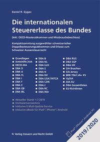Vorderes Coverbild Die internationalen Steuererlasse des Bundes 2019/2020