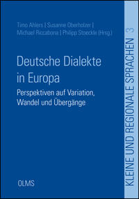 Vorderes Coverbild Deutsche Dialekte in Europa