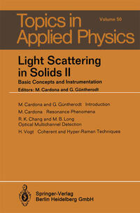 Vorderes Coverbild Light Scattering in Solids II