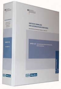 Vorderes Coverbild Amtliche Sammlung von Untersuchungsverfahren nach § 64 LFGB, § 38 TabakerzG, § 28b GenTG