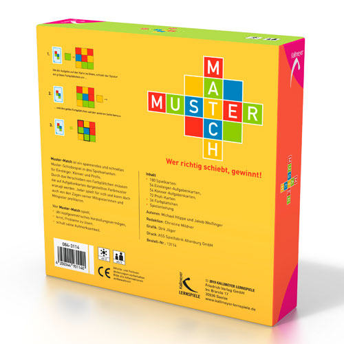 Rückseitencover Muster-Match
