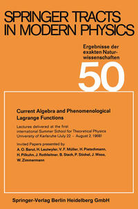 Vorderes Coverbild Current Algebra and Phenomenological Lagrange Functions