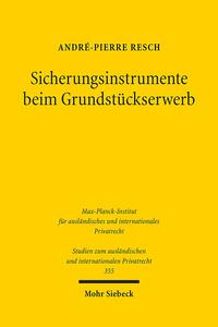 Vorderes Coverbild Sicherungsinstrumente beim Grundstückserwerb