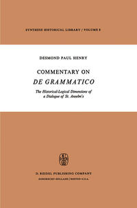 Vorderes Coverbild Commentary on De Grammatico