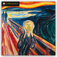 Vorderes Coverbild Edvard Munch 2026 – Original Flame Tree Publishing-Kalender [Kalender]