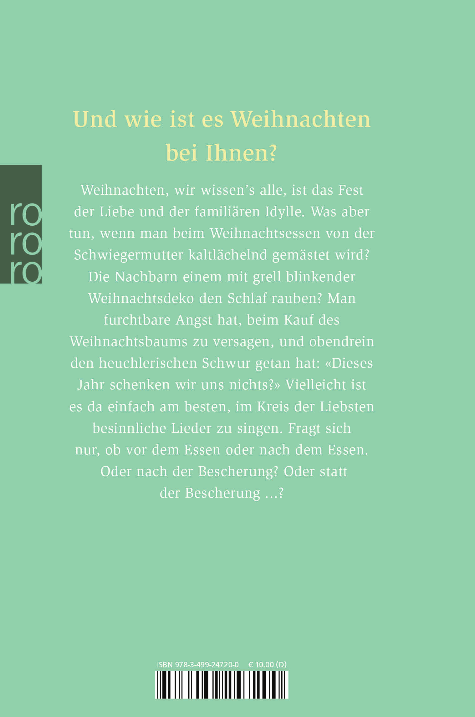Rückseitencover Aber dieses Jahr schenken wir uns nichts!