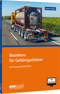 Vorderes Coverbild Basiskurs für Gefahrgutfahrer