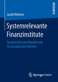 Vorderes Coverbild Systemrelevante Finanzinstitute