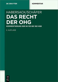 Vorderes Coverbild Das Recht der OHG