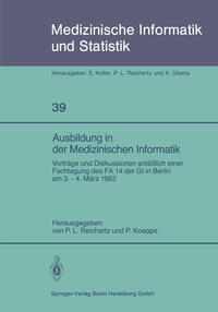 Vorderes Coverbild Ausbildung in der Medizinischen Informatik